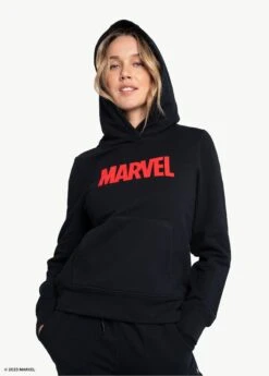 LOLE Easy Fleece Hoodie - Marvel Black Icone -Lole Fashion Shop LSW4510 N741 2 1900x