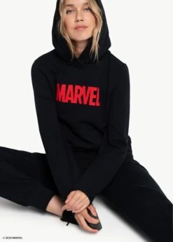 LOLE Easy Fleece Hoodie - Marvel Black Icone -Lole Fashion Shop LSW4510 N741 8 1900x
