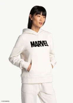 LOLE Easy Fleece Hoodie - Marvel Cream Icone -Lole Fashion Shop LSW4510 W443 3 1900x