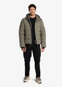 LOLE Odin Down Jacket - Desert Green -Lole Fashion Shop LUM0078 V799 4 1900x