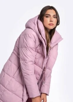 LOLE Chloe Synth Down Jacket - Mauve -Lole Fashion Shop LUW0835 P705 5 1900x