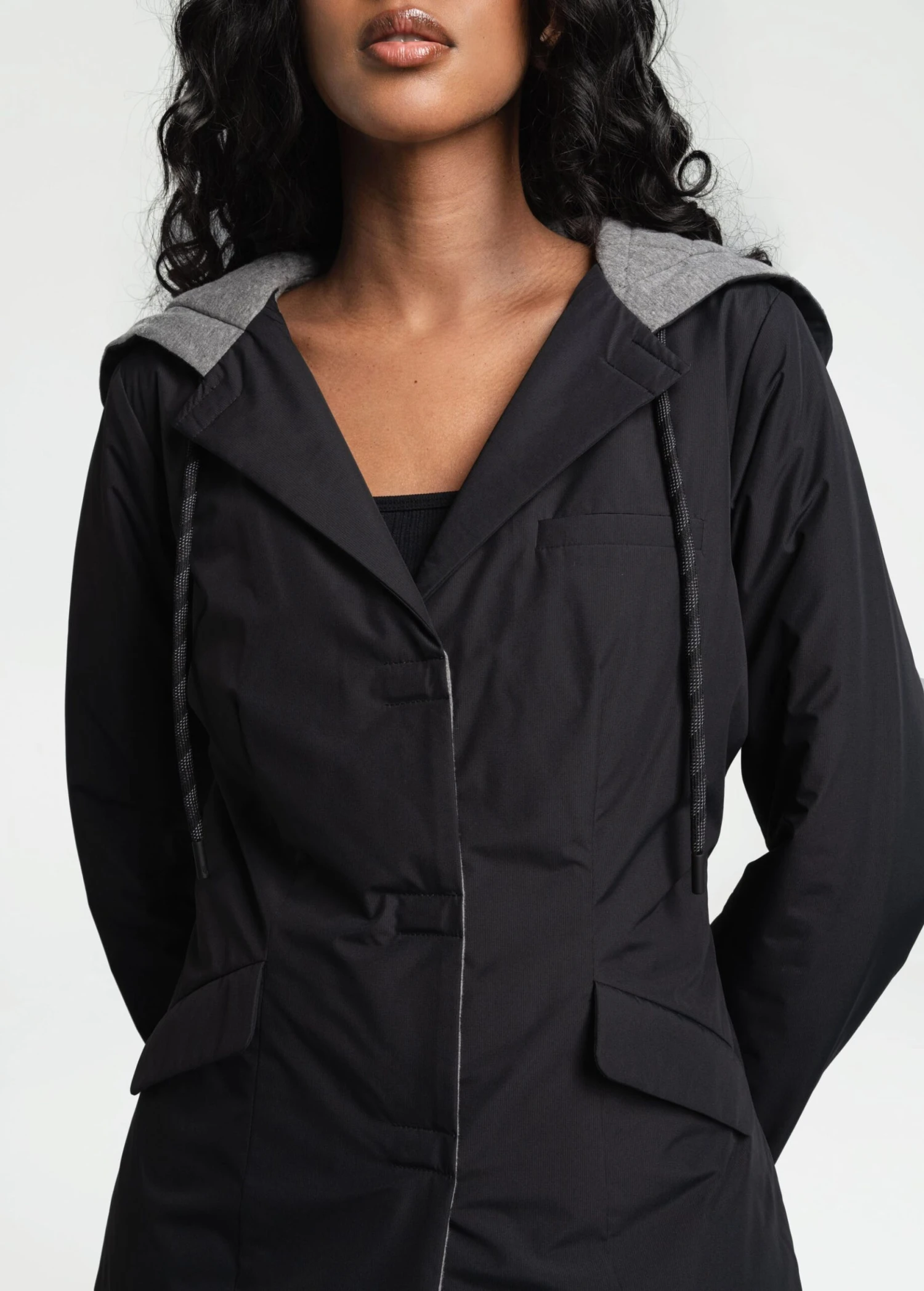 LOLE Convertible Insulated Blazer - Black 4 LOLE Convertible Insulated Blazer - Black - Image 4