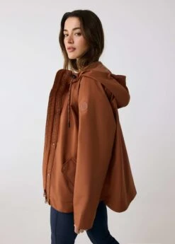LOLE Lachine Rain Jacket - Rust
