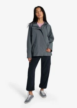 LOLE Lachine Rain Jacket - Ash -Lole Fashion Shop LUW0872 G920 4 1900x