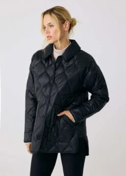 LOLE The Shacket Oversized Jacket - Black -Lole Fashion Shop LUW0885 N415 3 1900x