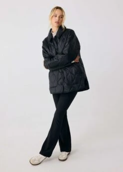 LOLE The Shacket Oversized Jacket - Black -Lole Fashion Shop LUW0885 N415 8 1900x
