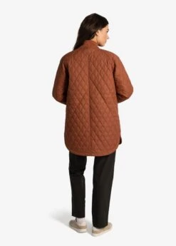 LOLE 3/4 Bomber Jacket - Rust -Lole Fashion Shop LUW0891 C228 4 1900x