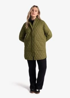 LOLE 3/4 Bomber Jacket - Tarragon -Lole Fashion Shop LUW0891 V794 3 1900x