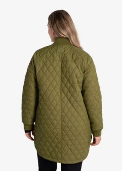 LOLE 3/4 Bomber Jacket - Tarragon -Lole Fashion Shop LUW0891 V794 4 1900x