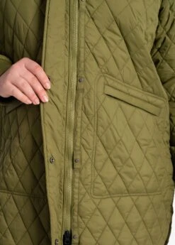 LOLE 3/4 Bomber Jacket - Tarragon -Lole Fashion Shop LUW0891 V794 7 1900x