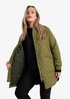 LOLE 3/4 Bomber Jacket - Tarragon -Lole Fashion Shop LUW0891 V794 8 1900x