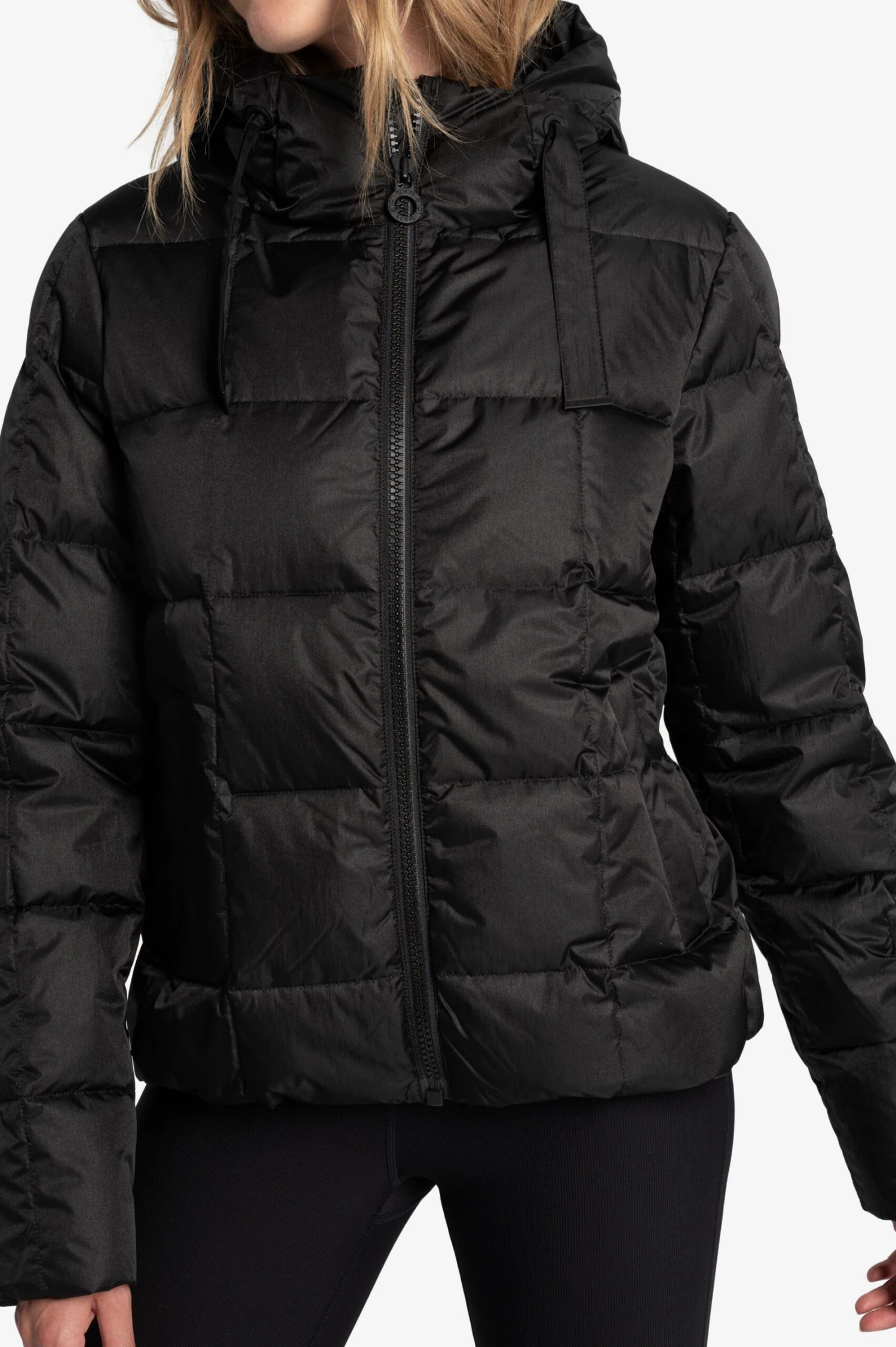 LOLE Puffy Shimmer Tech Winter Down Jacket - Black 5 LOLE Puffy Shimmer Tech Winter Down Jacket - Black - Image 5