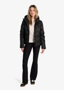 LOLE Puffy Shimmer Tech Winter Down Jacket - Black 13 LOLE Puffy Shimmer Tech Winter Down Jacket - Black -Lole Fashion Shop LUW0894 N415 6 1900x