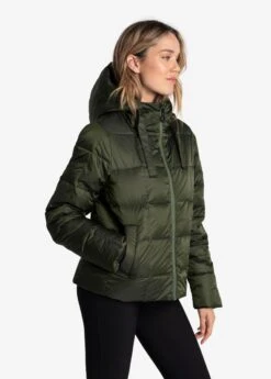 LOLE Puffy Shimmer Tech Winter Down Jacket - Kombu -Lole Fashion Shop LUW0894 V761 3 1900x