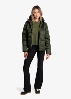 LOLE Puffy Shimmer Tech Winter Down Jacket - Kombu -Lole Fashion Shop LUW0894 V761 5 1900x