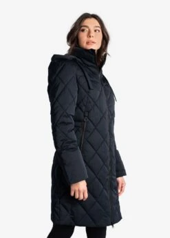 LOLE Diamond Vegan Down Jacket - Black -Lole Fashion Shop LUW0897 N415 3 1900x