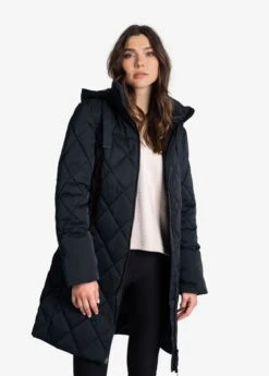 LOLE Diamond Vegan Down Jacket - Black -Lole Fashion Shop LUW0897 N415 9 1900x