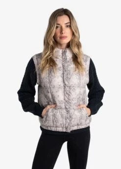 Lole Fashion Shop 10 LOLE Rose Edition Synth Down Vest - Bandana Abalone