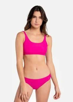 LOLE Wave Bralette Bikini Top - Rhubarb
