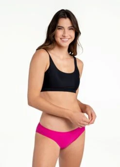 LOLE Wave Bralette Bikini Top - Black -Lole Fashion Shop LWW0582 N415 5 1900x