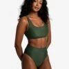 LOLE Wave Bralette Bikini Top - Kombu